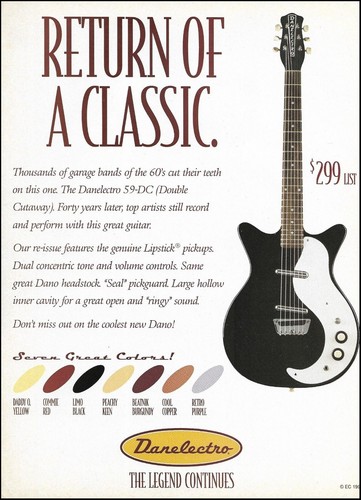 Chitarra elettrica danelectro - elettrica,