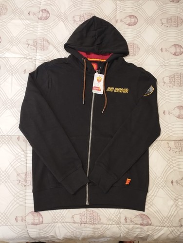 Felpa zip cappuccio roma - zip,