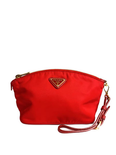 Borsa prada nylon rosso tinta - borsa,
