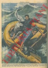 MOLINO W. - Due uomini partono da Montecarlo su zattera di salvataggio per ragg