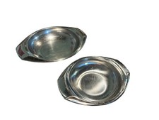 ? AMC Classic Acciao Inox 18/10 Set 2 Vassoi Ciotole Ovali 28 e 23 cm Originali