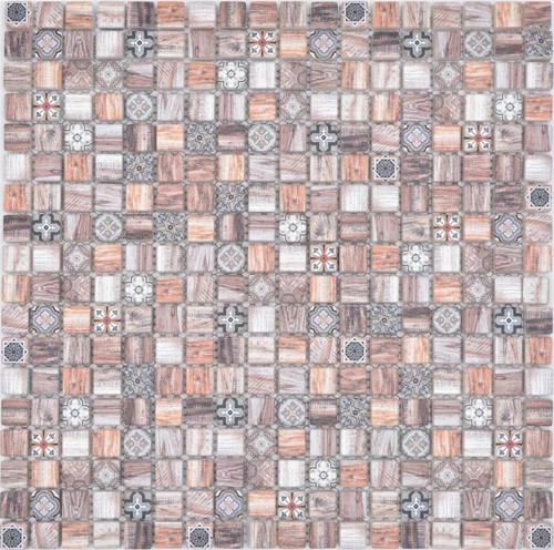 Mosaico piastrelle legno braun - legno,