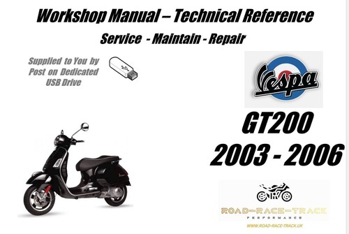 Vespa gt200 200 manuale - gt,