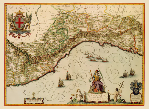 Mappa storica regione - storica,