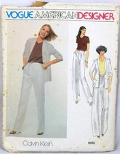 Vogue 1885 Calvin Klein