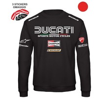 Felpa girocollo ducati vintage - girocollo,