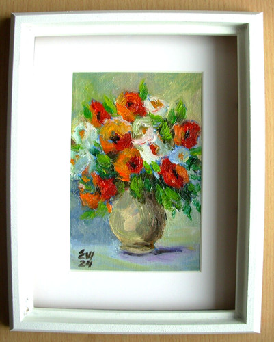 Papaveri vaso cornice - in,