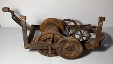Antico 1700 Girarrosto Meccanico Ad Ingranaggi No Orologio.