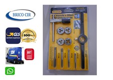 SET 10 PEZZI KIT PER FILETTATURA FILIERA MASCHIO FEMMINA PER FILETTATURE DIVERSE