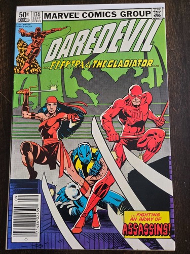 Vintage daredevil 174 elektra - daredevil, #174