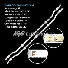 KIT 2 BARRE STRIP LED TV