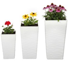 Outsunny Set di 3 Vasi da