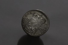 🧭 🇳🇱 OLANDA GELDERLAND 1 FIORINO 1763 LEGGERA DECENTRAZIONE B84 #5264