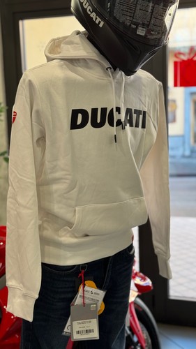 Felpa logo ducati con - ducati,