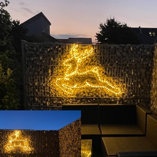 Renna catena luminosa - catena, led