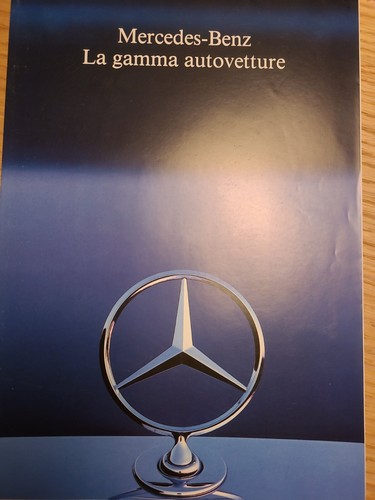 Brochure depliant mercedes - brochure,