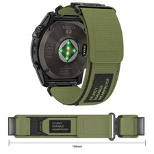 Cinturino orologio nylon tattico per Garmin Fenix 8 7 6 6X Epix Pro 5 5X Plus 3HR