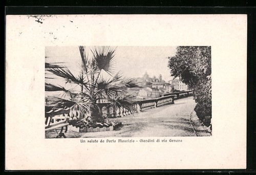 Postcard porto maurizio - postcard,