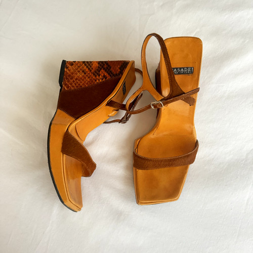 Sandali casadei arancioni rari - casadei,
