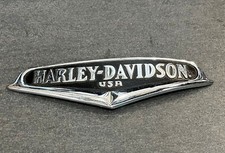 Fregio Serbatoio Metallo Harley Davidson Road King Classic  998-2007 Usato 1