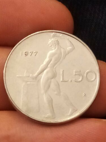Italy lire 1977 - l.50, xf