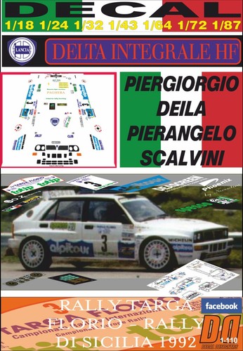 Decal lancia delta - lancia, hf