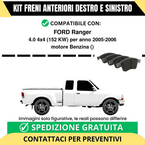 Pastiglie freno anteriori per - freno,