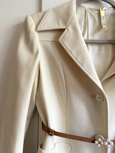 Max mara vintage coat ivory - mara,