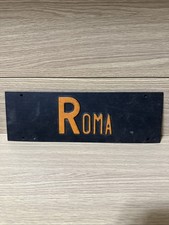 Targa Auto Roma Anni 70/80 