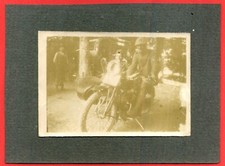 MILITARI IN SIDECAR - FOTOGRAFIA ( cm. 9,0 x 6,0) SU CARTONCINO (cm. 12,5 x 9,5)