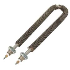 Tubo Termico Elettrico Acciaio Inox Tipo U Tubo Riscaldamento Alettato 220V 1KW 29cm Kit