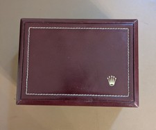 Rolex Watch box originale Ref. 53.00.08 in pelle Bordeaux X modelli in oro 