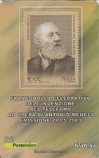 2003 TESSERA FILATELICA UNIF. n. 178 -  ANTONIO MEUCCI MF61461