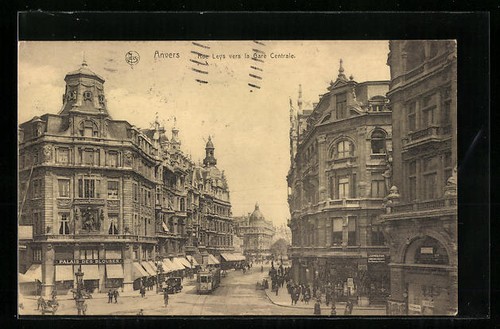 Anvers rue leys tramway - leys,