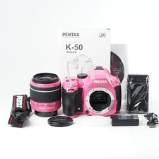 PENTAX K-50 rosa + obiettivo