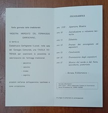 CASTELNUOVO GARFAGNANA, MOSTRA DEL FORMAGGIO PECORINO, DEL 1980