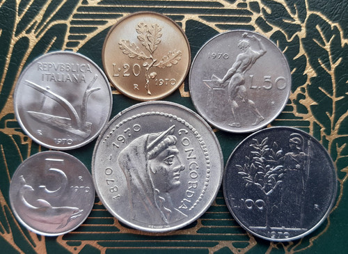 Monete lire del - ,