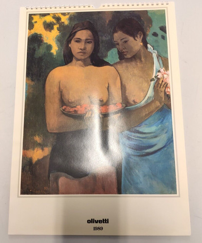 Calendario olivetti 1989 - olivetti,