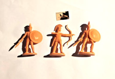 3 Soldatini Atlantic Fanteria Greca serie Mondo Antico scala 1:32