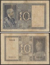 10 LIRE 1939 IMPERIALE -