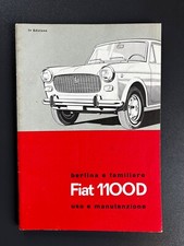 FIAT 1100 D  Libretto uso e manutenzione ORIGINALE 