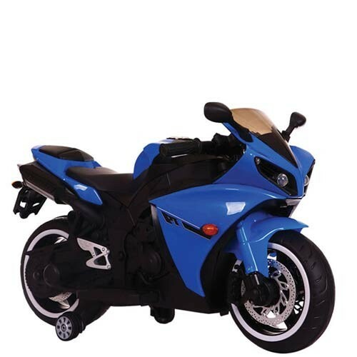 Motocicletta elettrica 12v blu - elettrica,