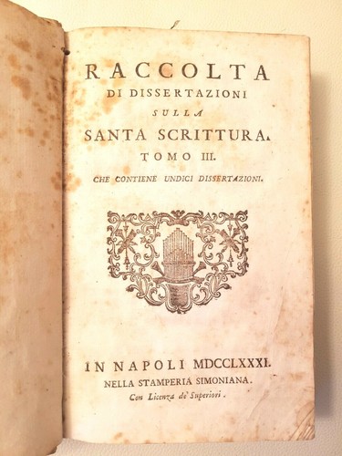 Libri antichi 1781 raccolta - libri,