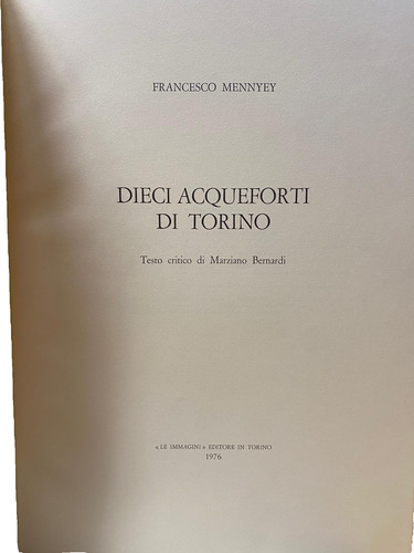 Dieci acqueforti torino - dieci,