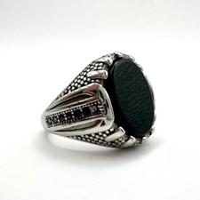 Anello Uomo Acciaio Argento