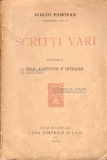 PADOVAN G. - Scritti vari