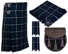 Scottish  Black Grey Tartan
