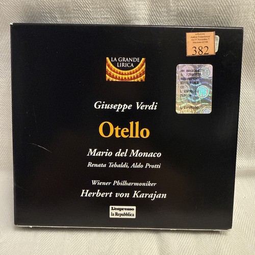 Giuseppe verdi otello - cd, verdi.