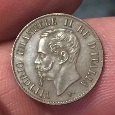 REGNO D'ITALIA - VITTORIO EMANUELE II - 1 centesimo " VALORE " 1867 M