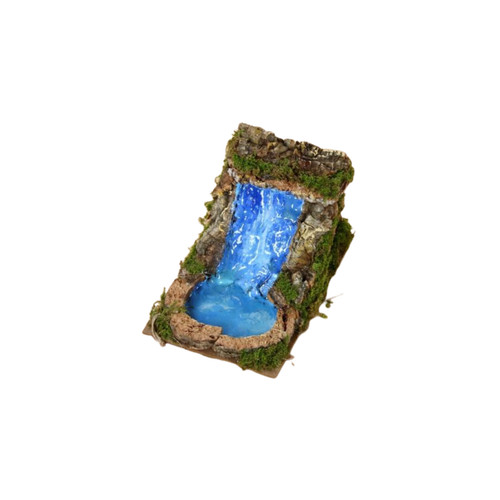 Cascata finta per presepe - finta,